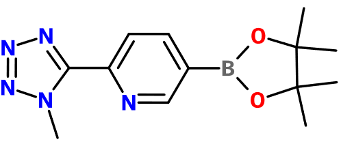 (image for) MC085009 2-(1-Methyl-1H-tetrazol-5-yl)-5-(4,4,5,5-tetramethyl-1,3,2-dioxaborolan-2-yl)pyridine